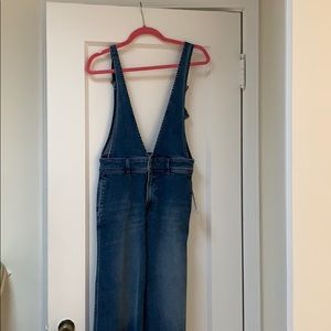 Free people denim overalls